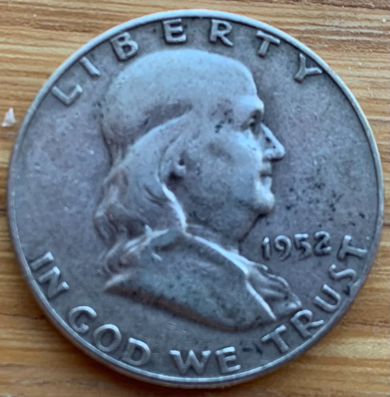 1952-D-Benjamin-Franklin-Half-Dollar-Given-To-Me-For-Free-By-A-Friend